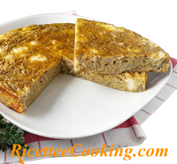 Frittata porri e topinambur